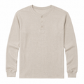 Breakwater Waffle Henley — Heather Oat