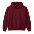Dockside Fleece Hoodie — Deep Burgundy