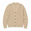Tideway Textured Cardigan — Warm Sand