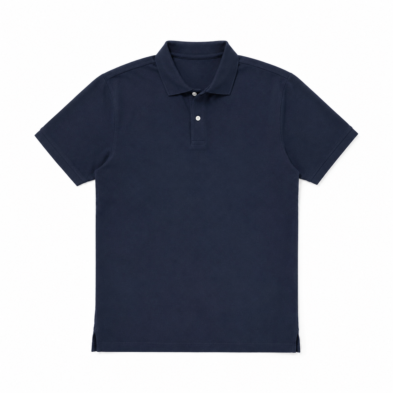Soundview Pique Polo — Deep Navy