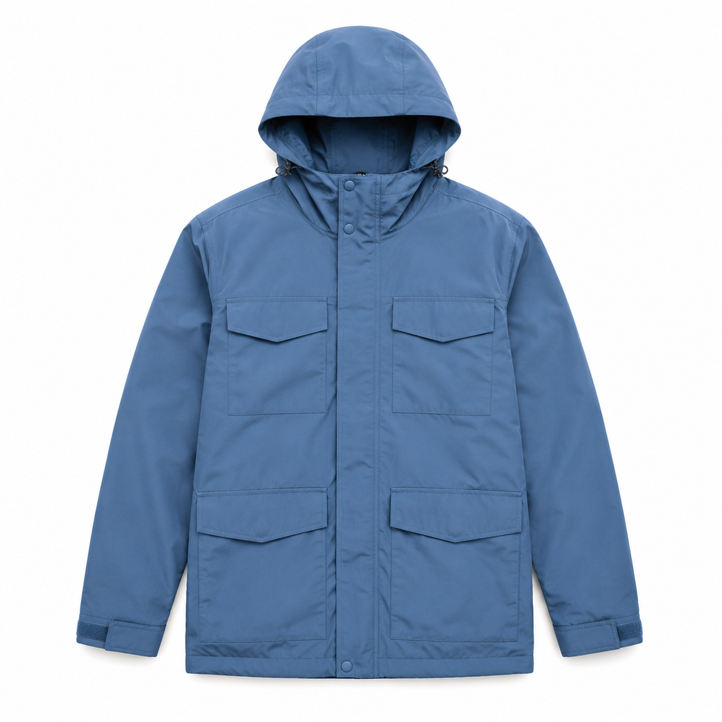 Stormpath Hooded Field Jacket — Dusty Blue