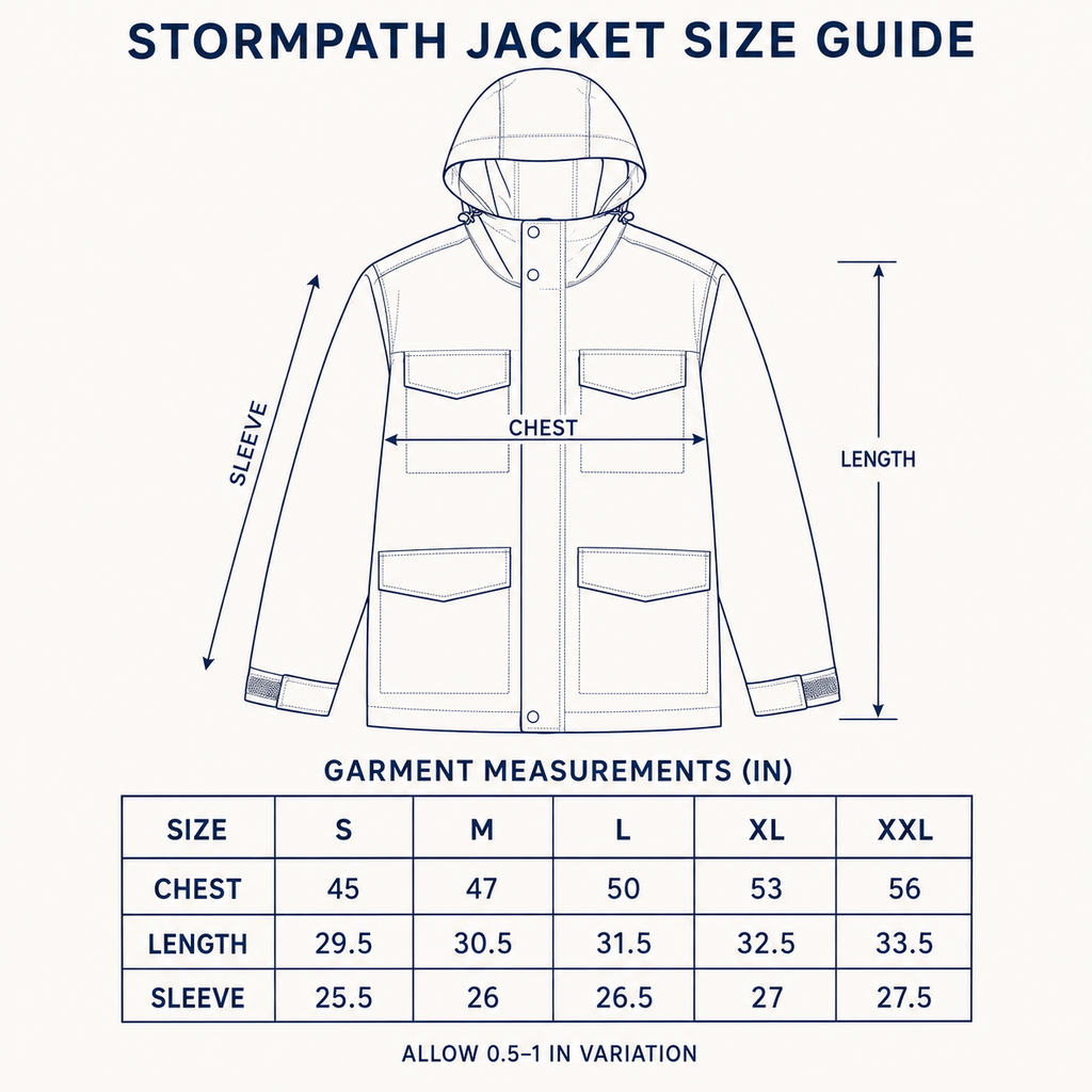 Stormpath Hooded Field Jacket — Dusty Blue