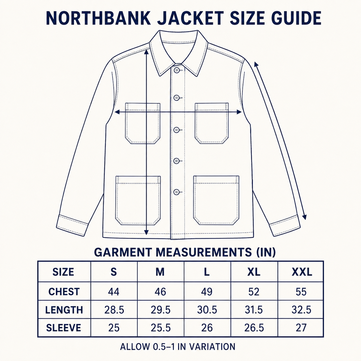 Northbank Chore Jacket — Olive Green
