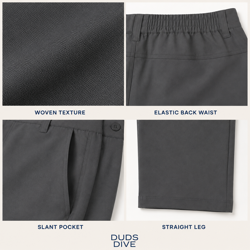 Current Straight-Leg Travel Pant — Graphite