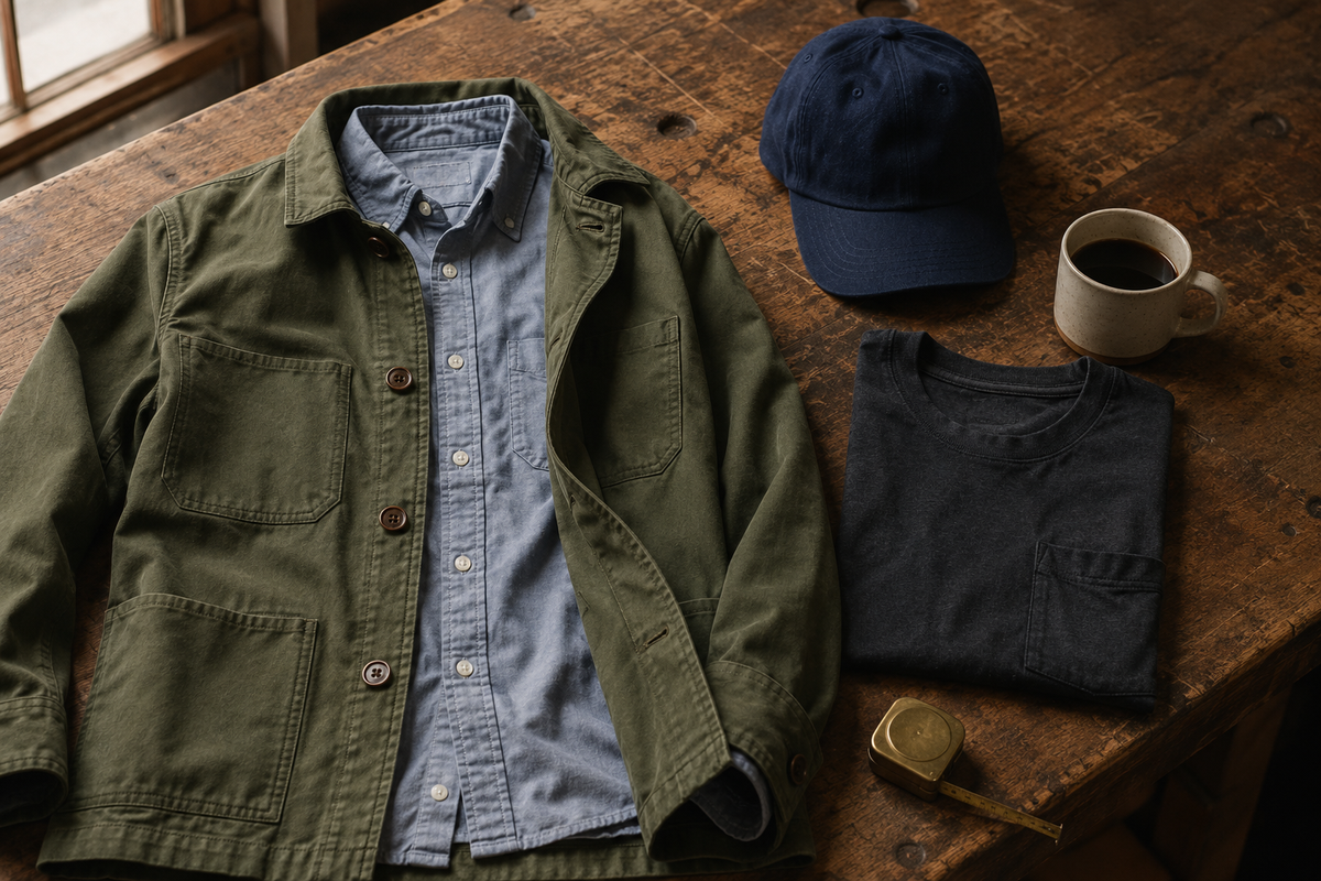 DUDS DIVE practical menswear details