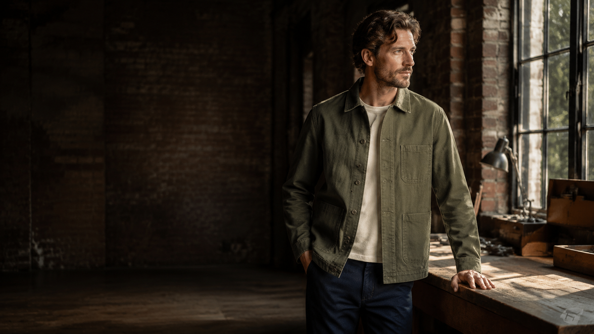 Northbank Chore Jacket — Olive Green